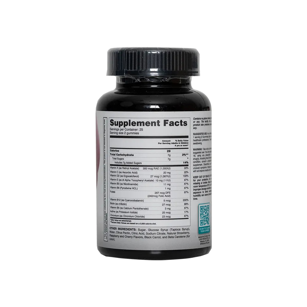 Livs Women's Multivitamin with Berries Flavor 50 Gummies