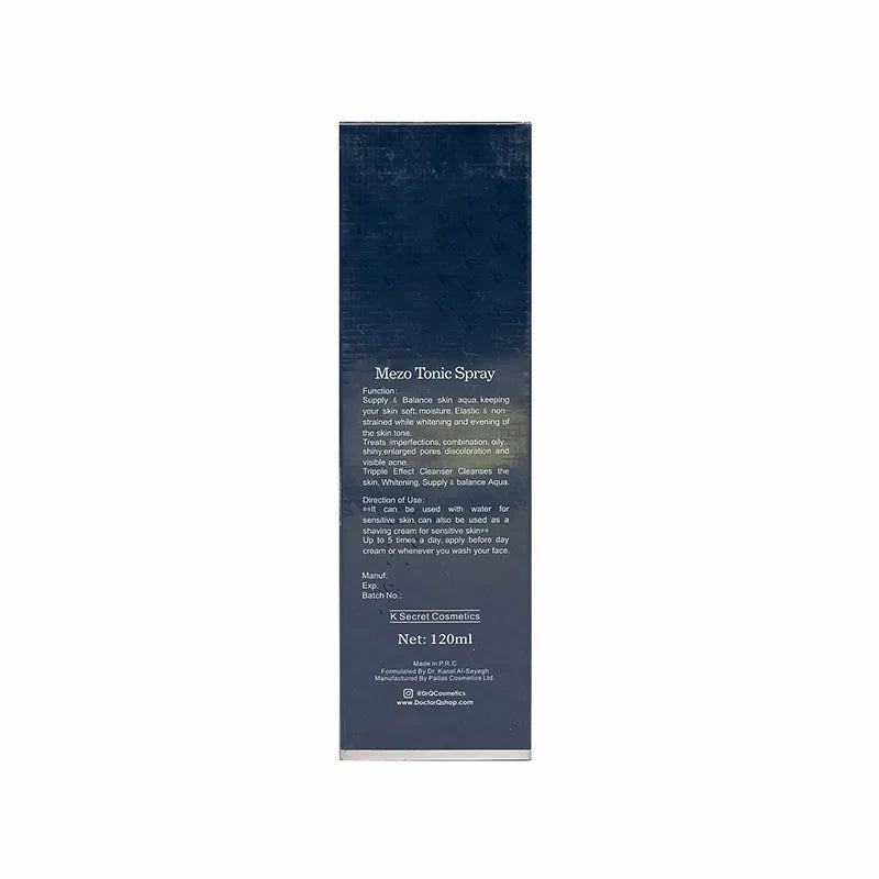 Dr Q K Secret Mezo Tonic Spray 120 ml