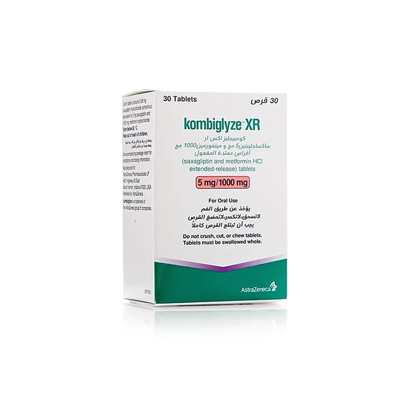 Kombiglyze XR 5/1000 mg Tabs 30'S For Diabetes