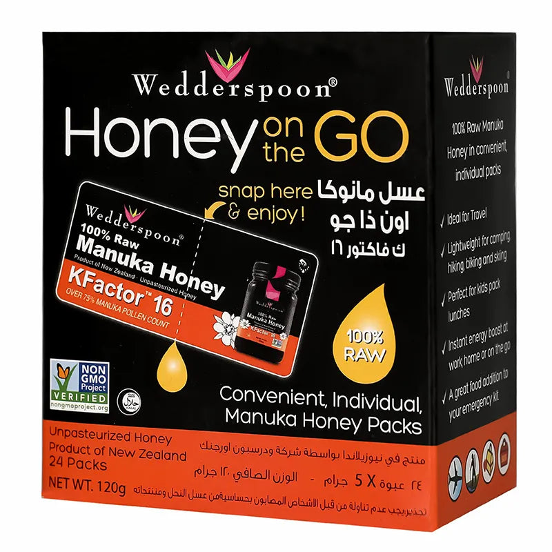Wedderspoon Manuka Honey on the Go 24*5 g