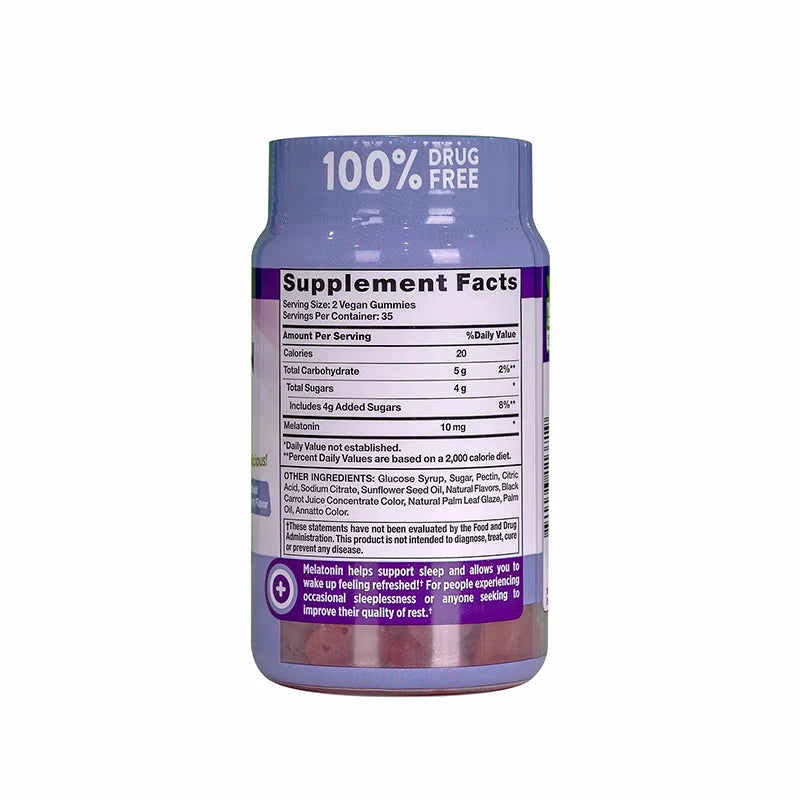 Nature's Truth Extra Strength Melatonin 10 mg Berry Flavor 70 Vegan Gummies