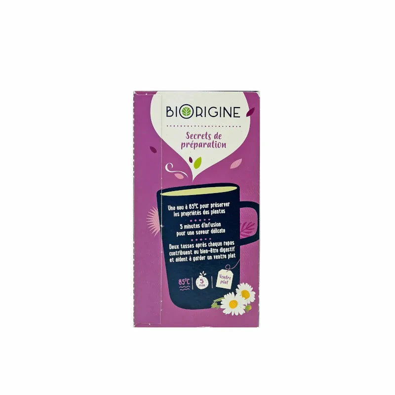 Biorigine Infusion Bio Ventre Plat 20 Sachets