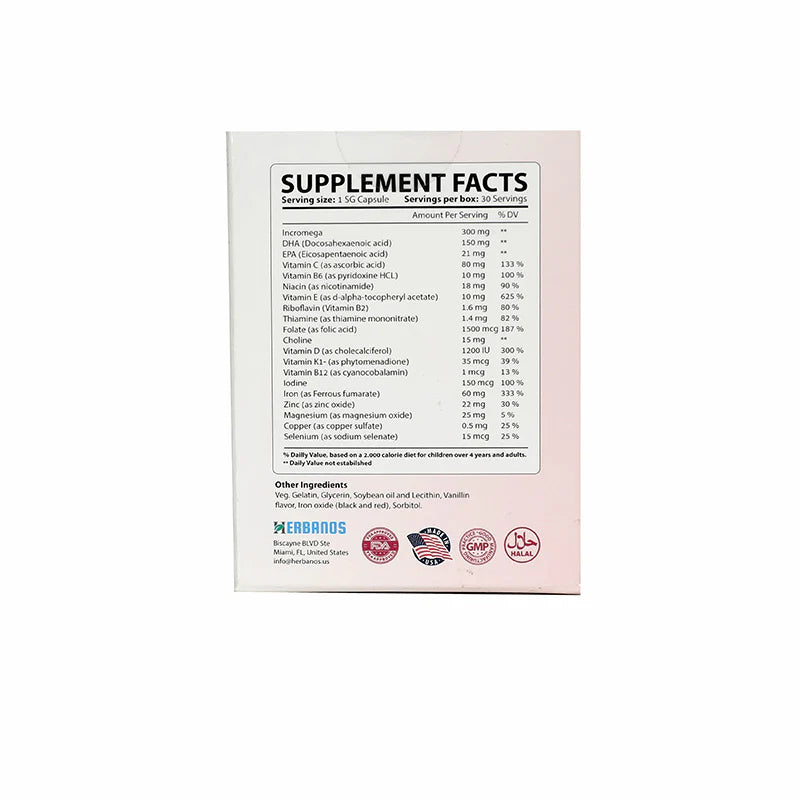 Materna Vit Prenatal DHA Softgels 30'S