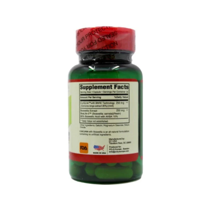 Human Essentials Curcumin With Boswellia Caps 30'S