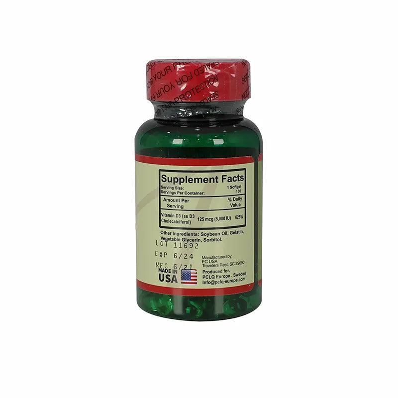 Human Essentials Vitamin D 5000 IU 60 Softgels