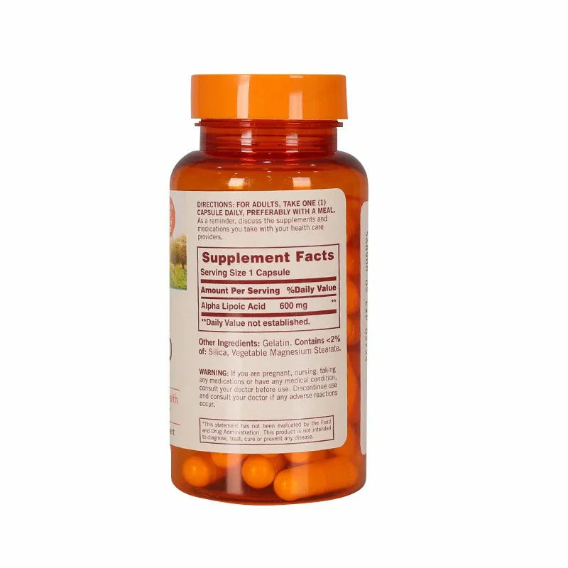 Sundown Alpha Lipoic Acid 600 mg 60 Capsules