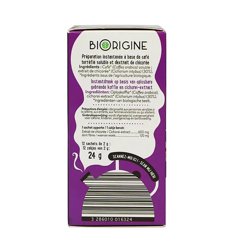 Vitarmonyl Biorigine Ventre Plat Cichorei 12 Sachets