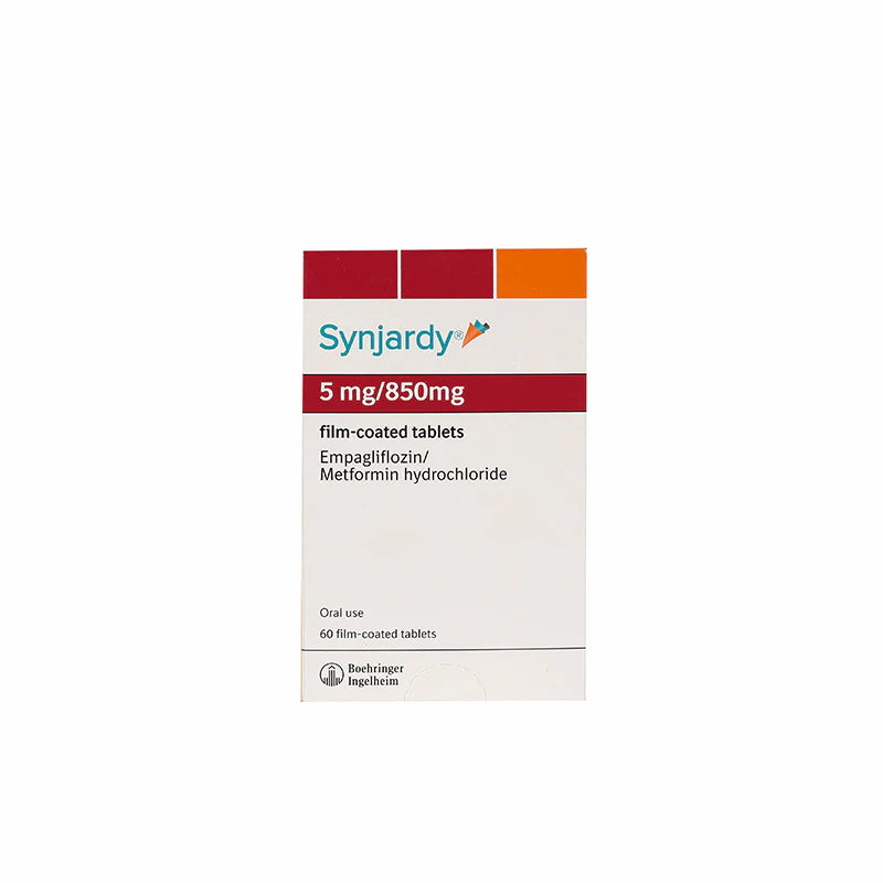 Synjardy 5/850 mg F/C Tabs 60'S For Diabetes