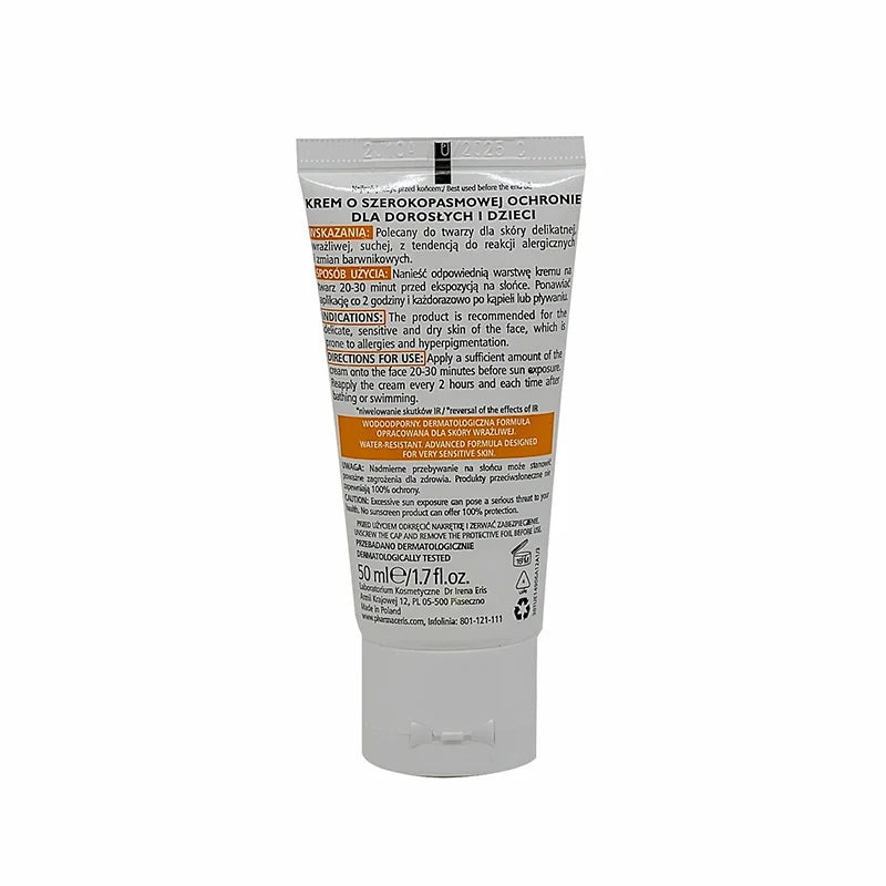 Pharmaceris SPF+50 Broad Spectrum Sun Protection Cream 50 ml