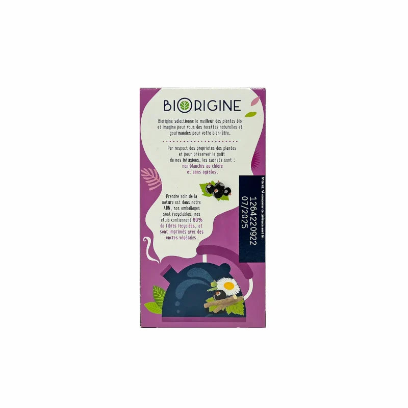 Biorigine Infusion Bio Ventre Plat 20 Sachets