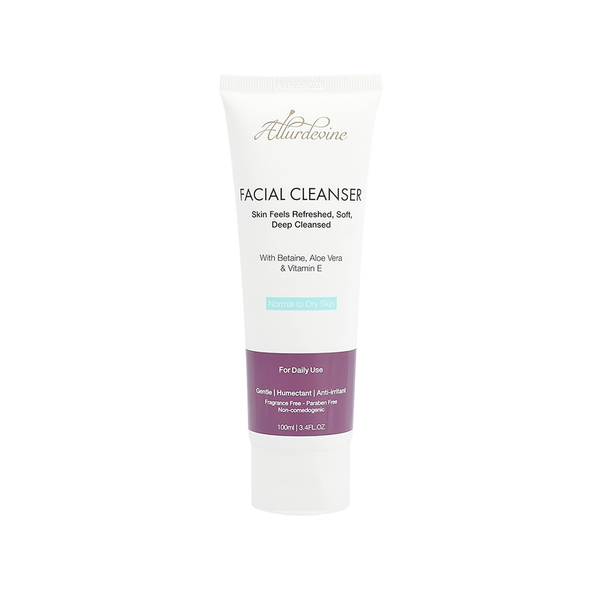 Allurdevine Facial Cleanser For Normal To Dry Skin 100ml