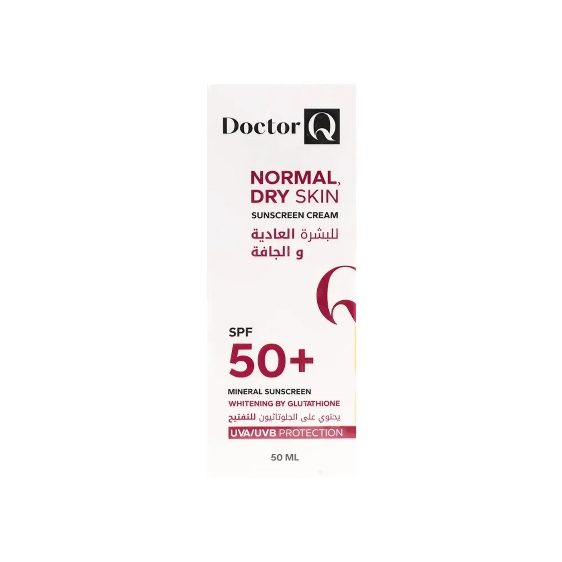 Dr Q Whitening Sunscreen Cream 50 SPF 50 ml