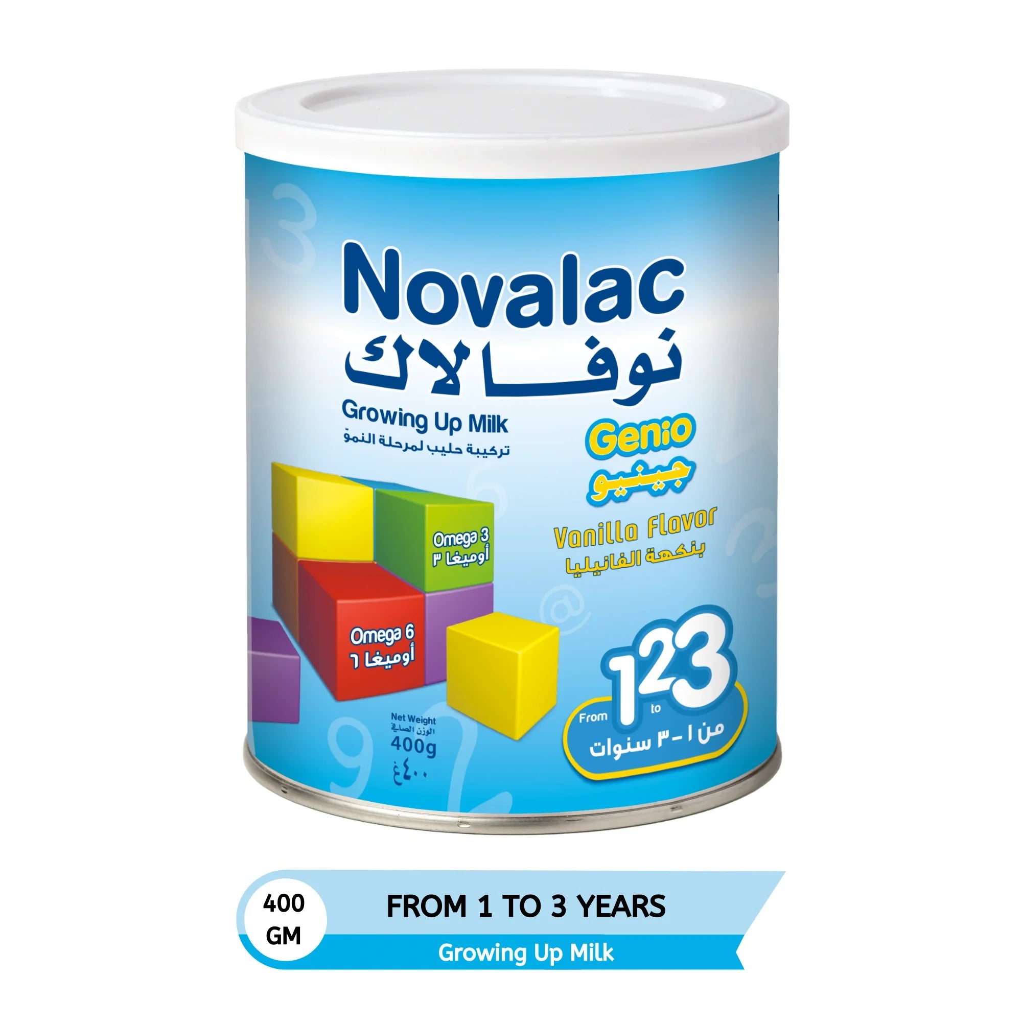 Novalac Genio 1, 2, 3 Milk Powder 400 g for growth