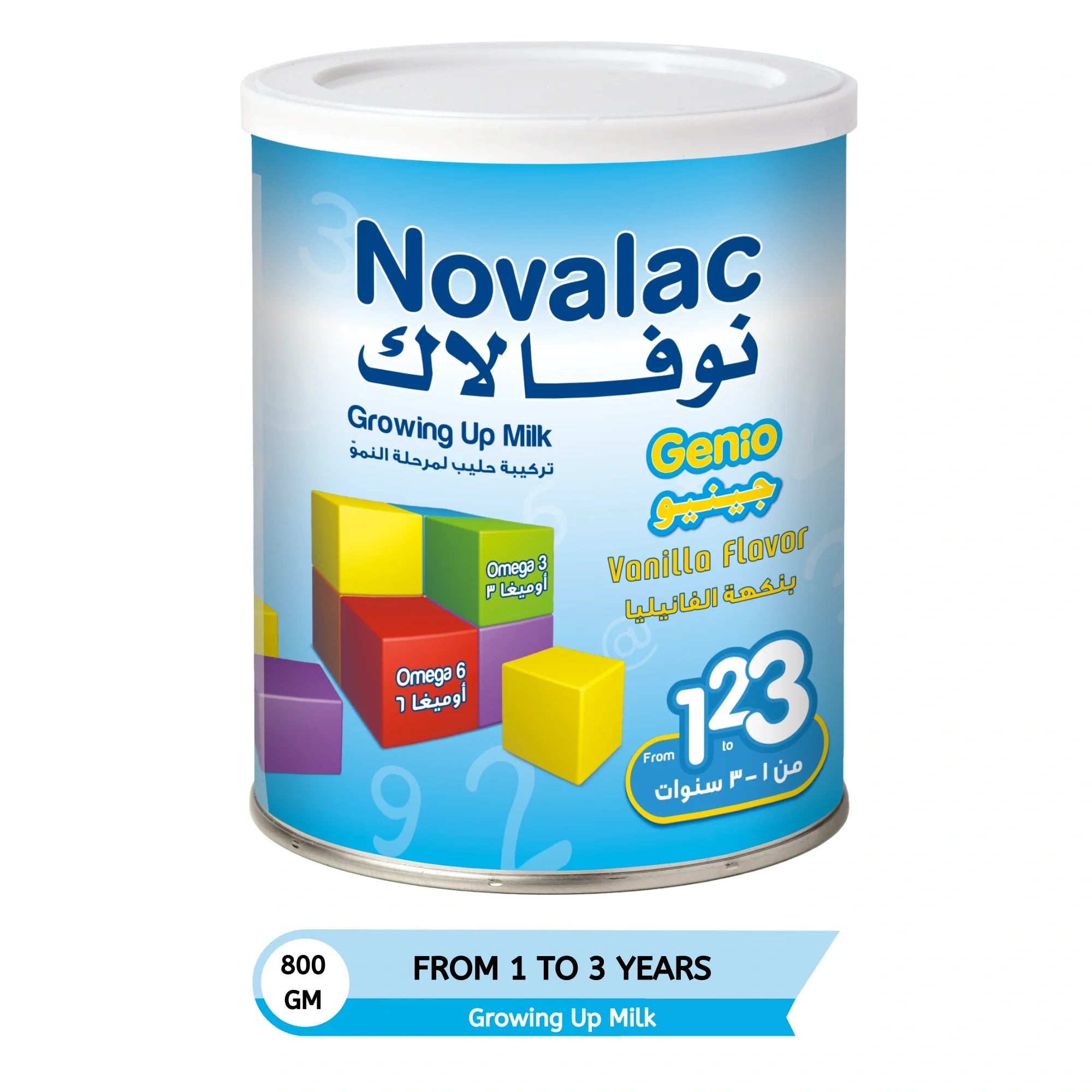 Novalac Genio 1, 2, 3 Milk Powder 800 g for growth