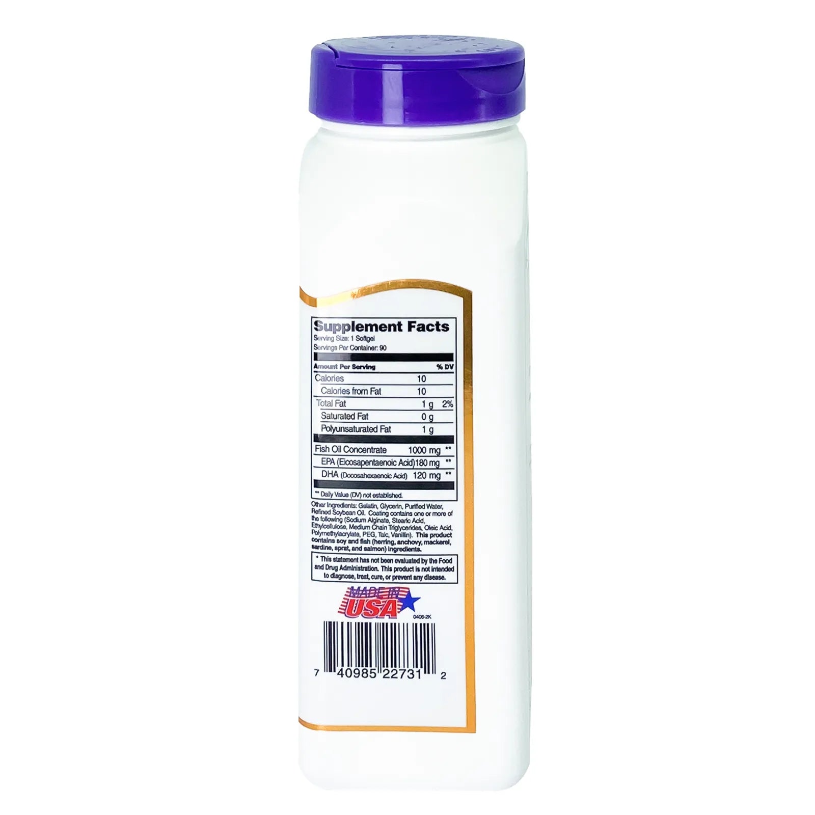 21St Century Omega3 1000 Mg 90'S softgel