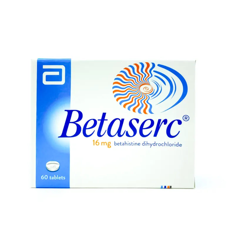 Betaserc 16 mg 60 Tabs For Otitis