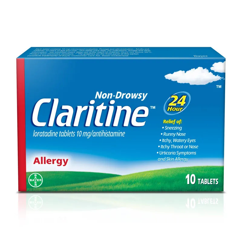 Claritine 10 Tablets as Antihistamine