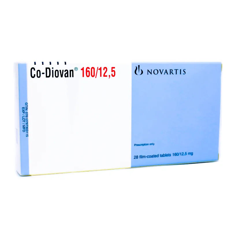 Co-Diovan 160/12.5 mg 28 Tabs For High Blood Pressure
