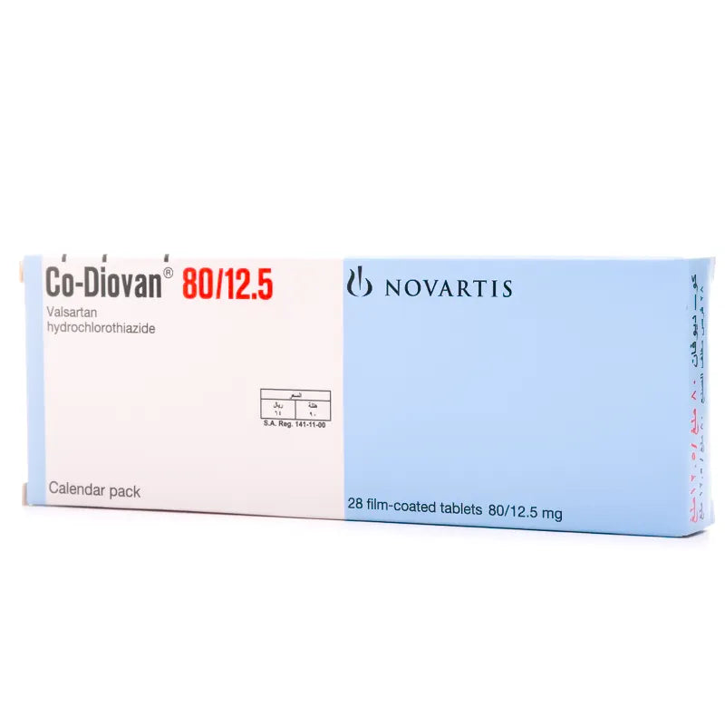Co-Diovan 80/12.5 mg 28 Tabs For High Blood Pressure
