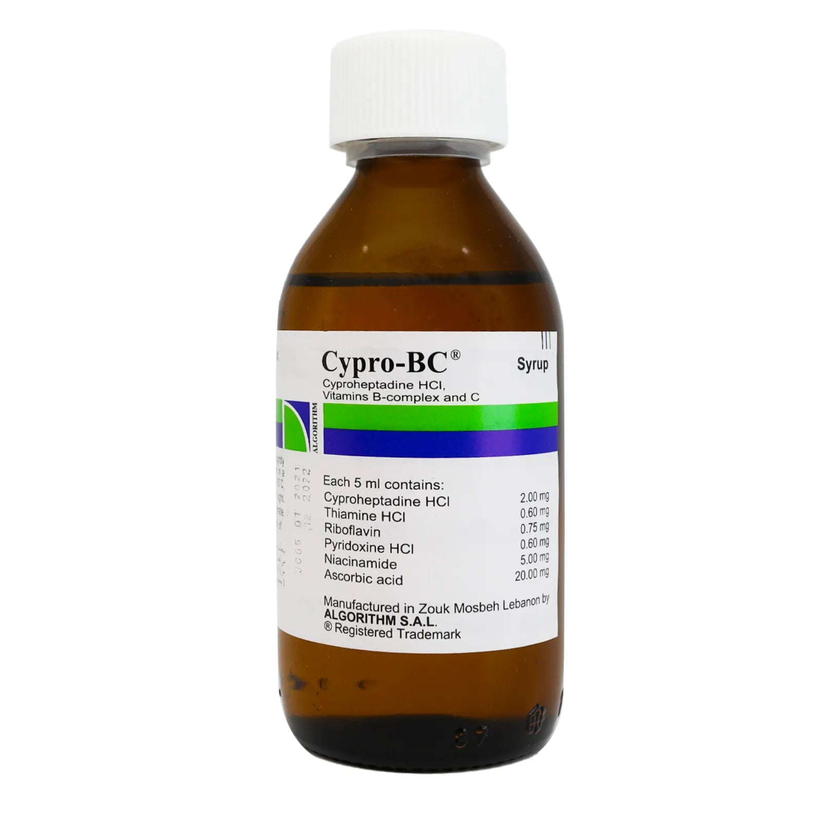 Cypro BC Syrup 114 mL increases appetite