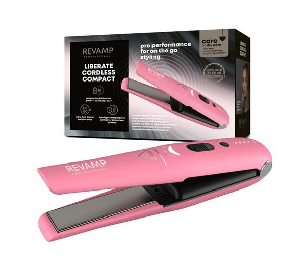 Revamp - Liberate Cordless Compact Hair - Straightener - Pink