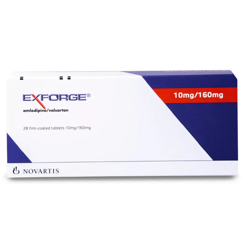 Exforge 10/160 mg 28 Tabs For High Blood Pressure