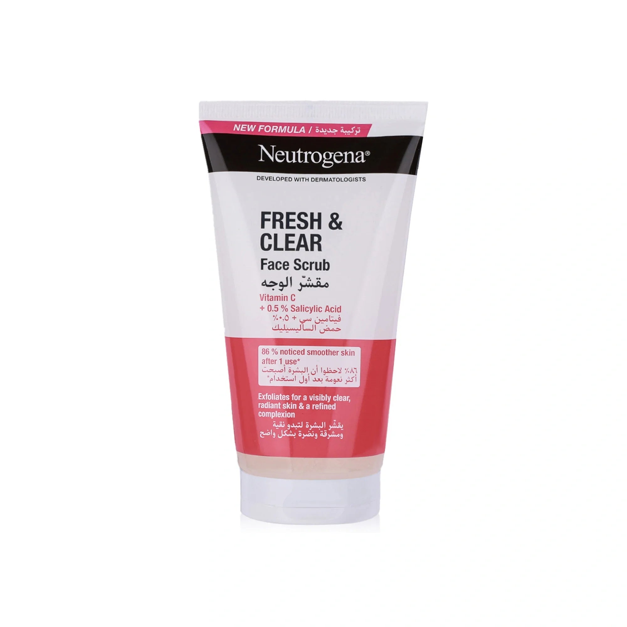 Neutrogena Fresh & Clear Daily Exfoliator with Pink Grapefruit 150 ml