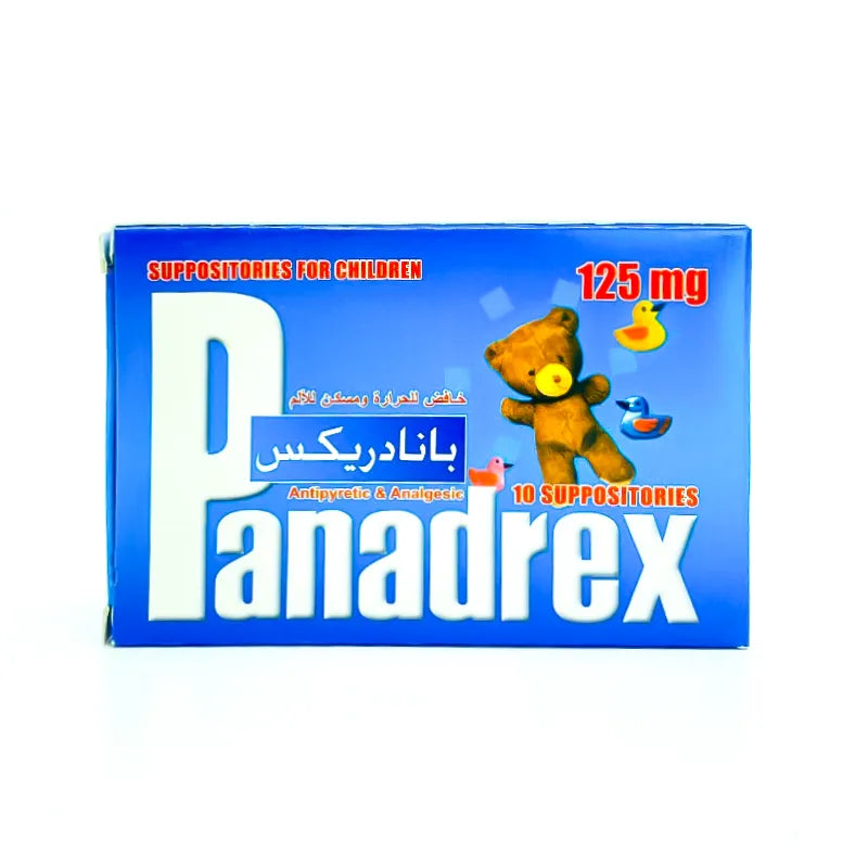 Panadrex 125 mg 10 Suppositories