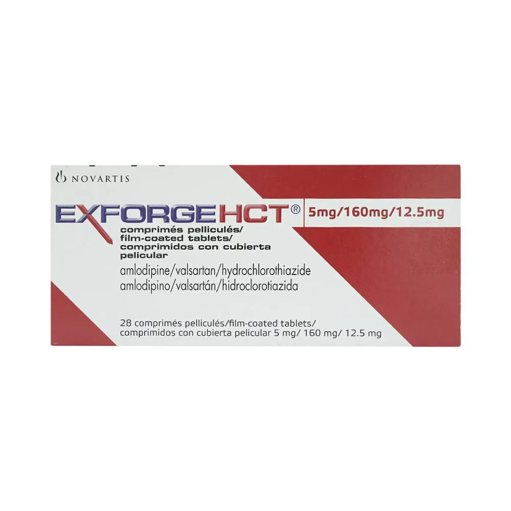 Exforge HCT 5/160/12.5 mg 28 Tabs