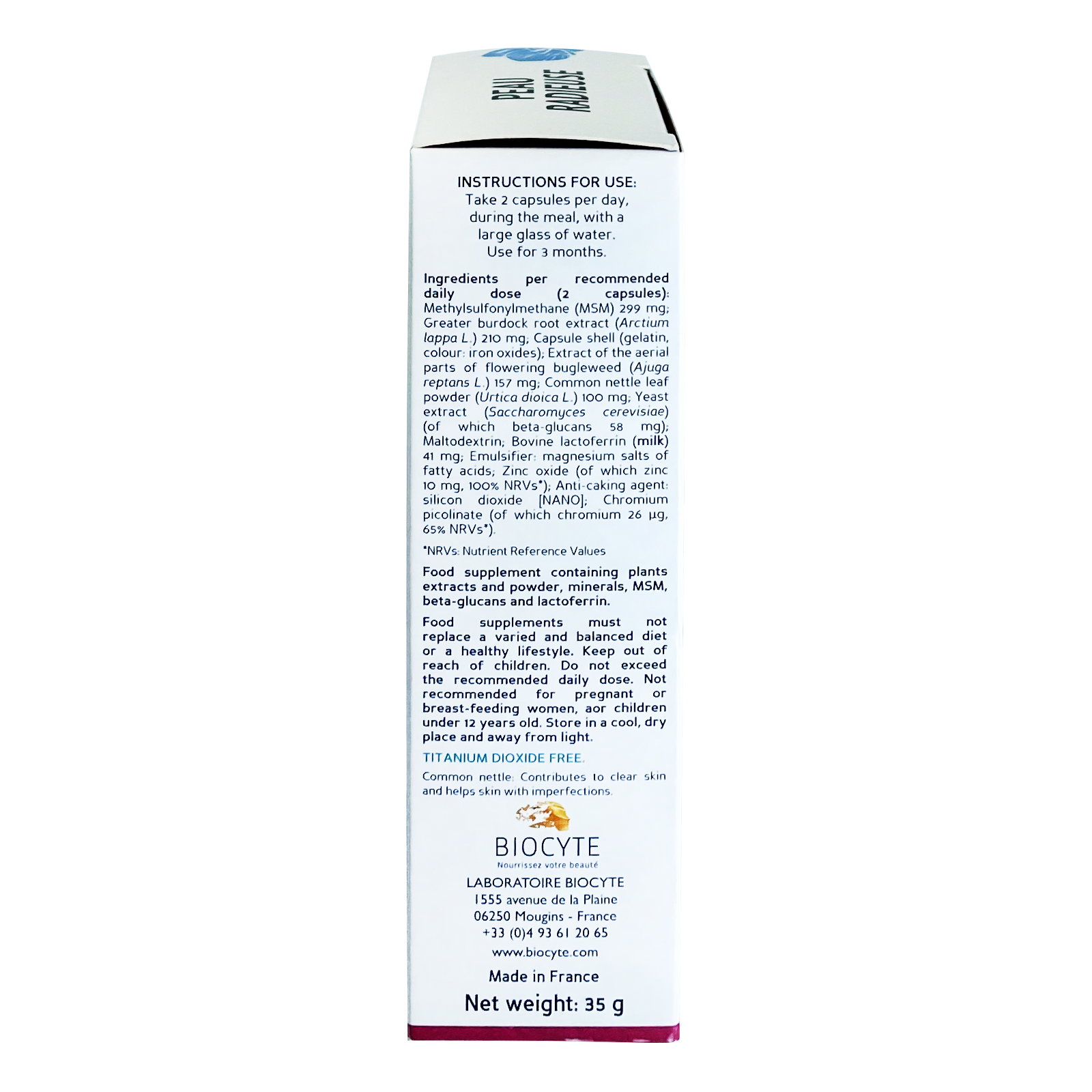 Biocyte Acne Expert Beauty Caps 60'S dietary supplement