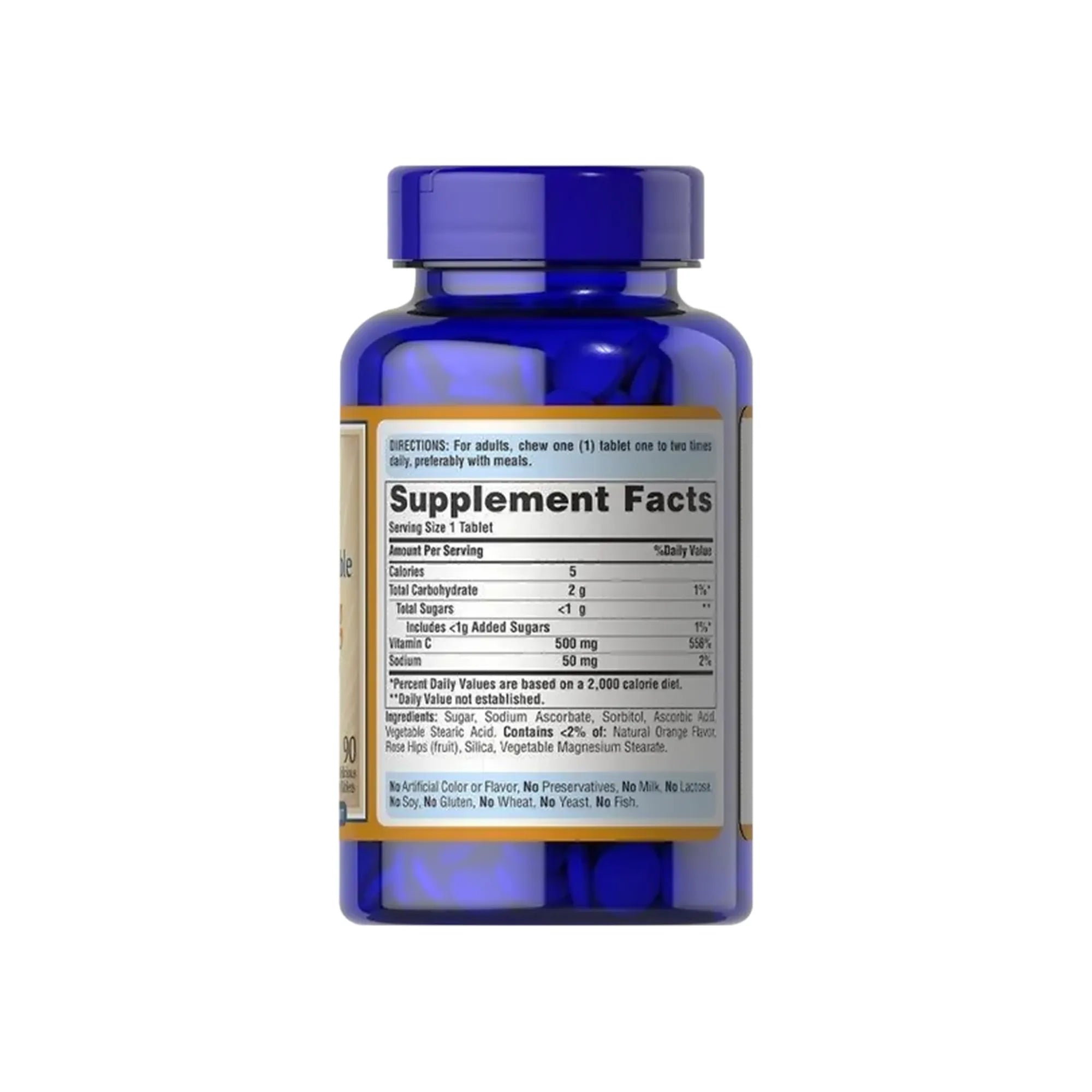 P.Pride Vit C 500 mg Chewable Tab 90's