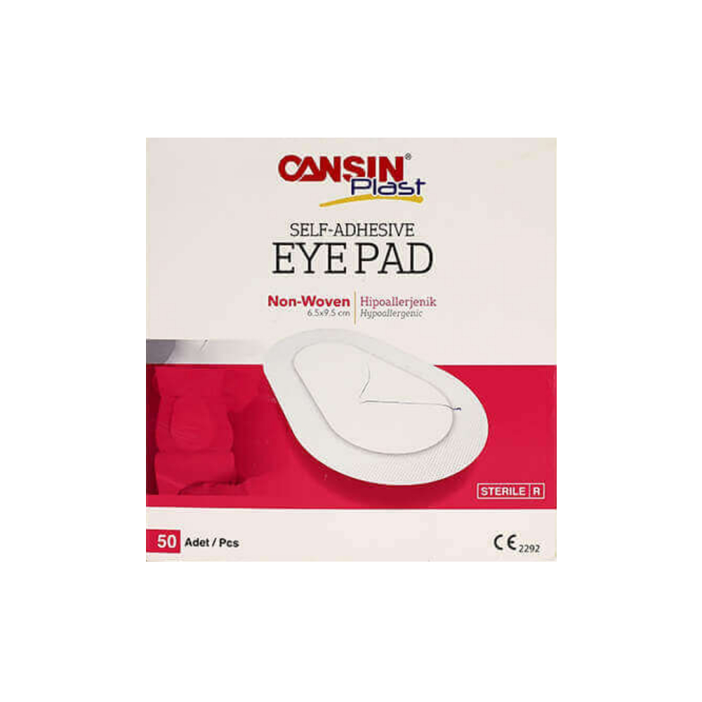 Cansin Plast Eye Pad 6.5 X 9.5 cm 50 Pcs