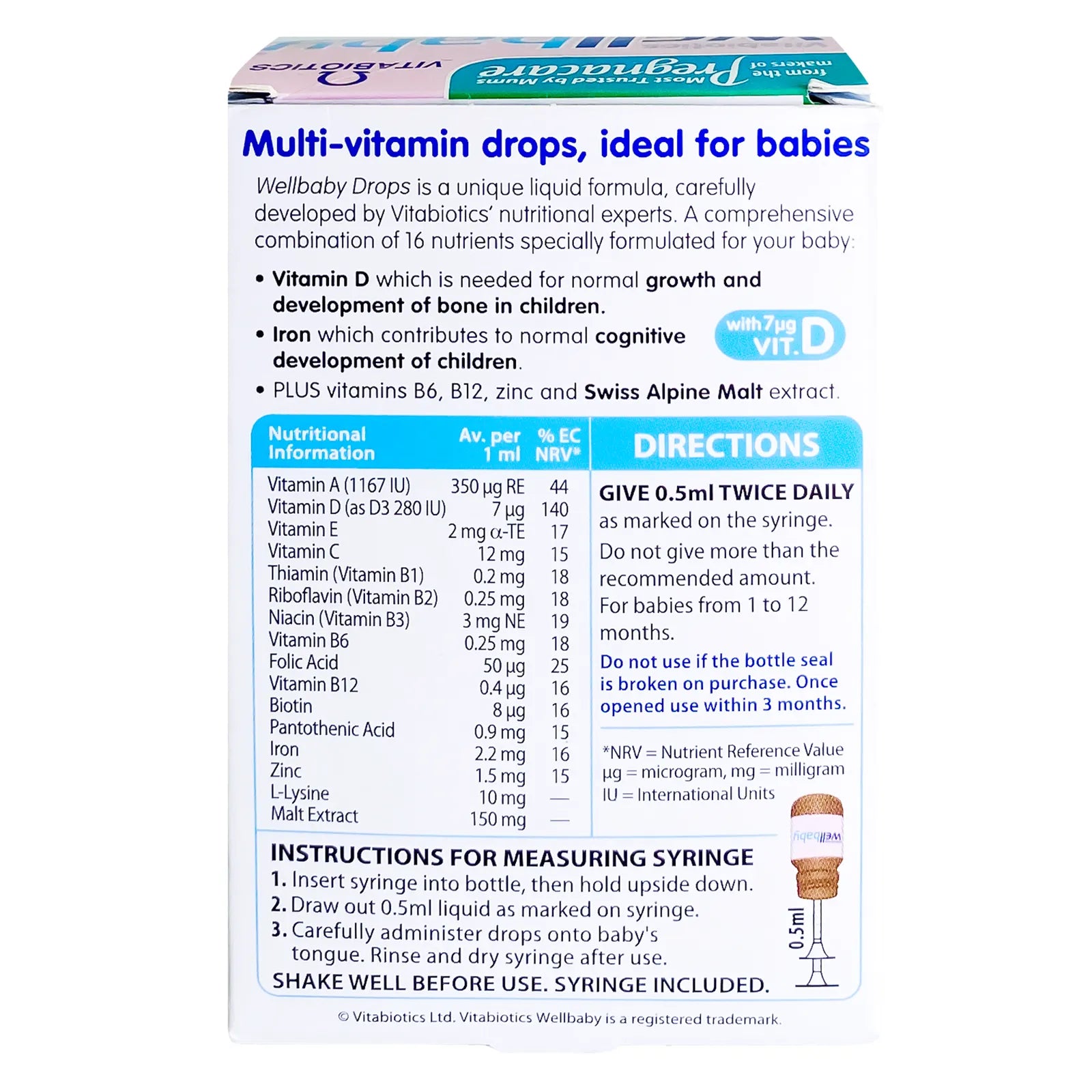 WellBaby Drops 30ml
