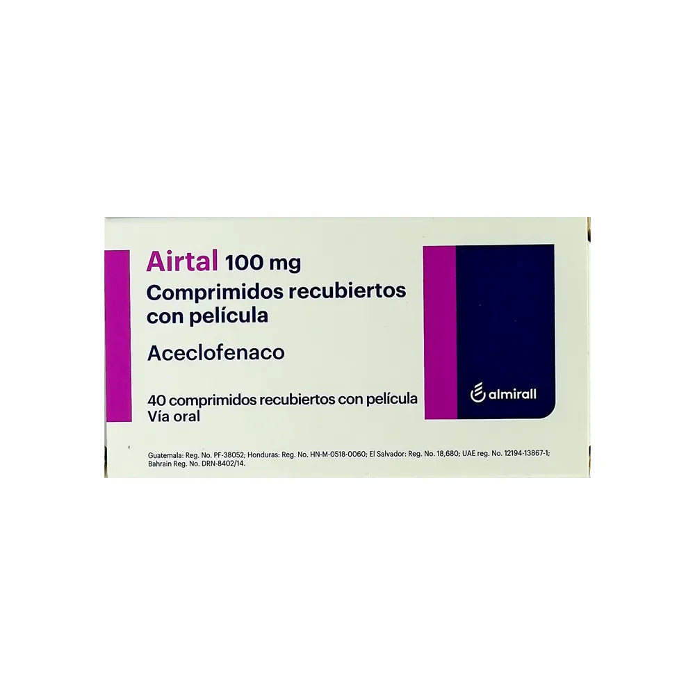 Airtal 100 mg 40 F/C Tabs
