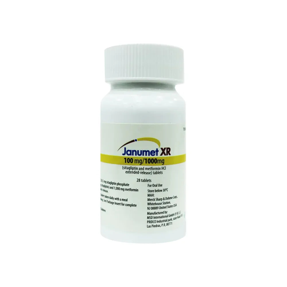 Janumet XR 100/1000 mg 28 Tabs