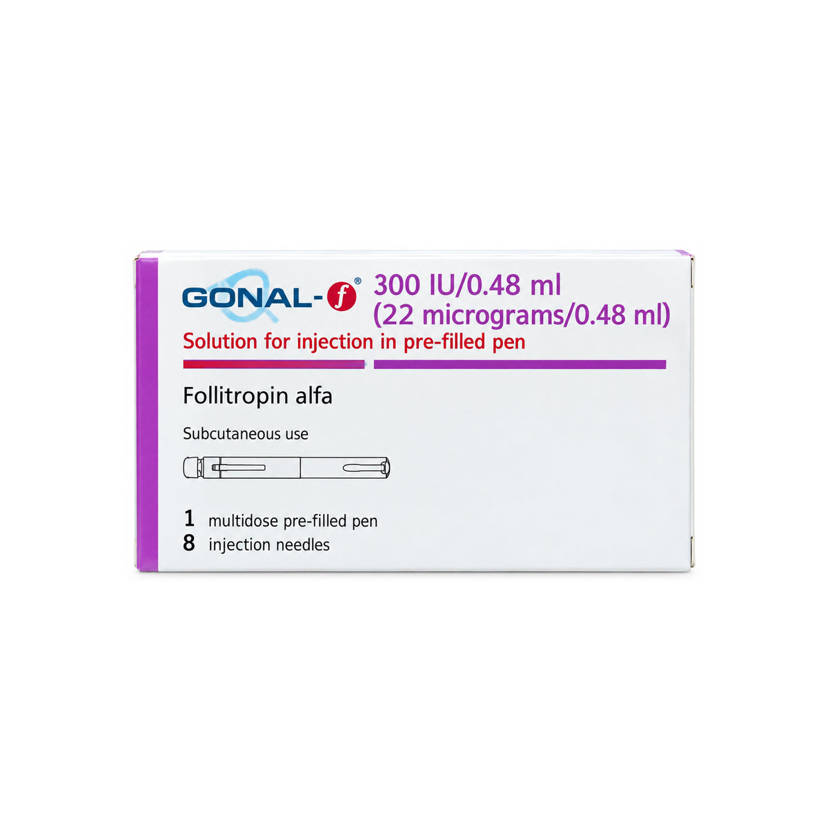 GONAL-f 300 IU/0.48 ml (22 micrograms/0.48 ml) Solution for Injection in Pre-filled Pen