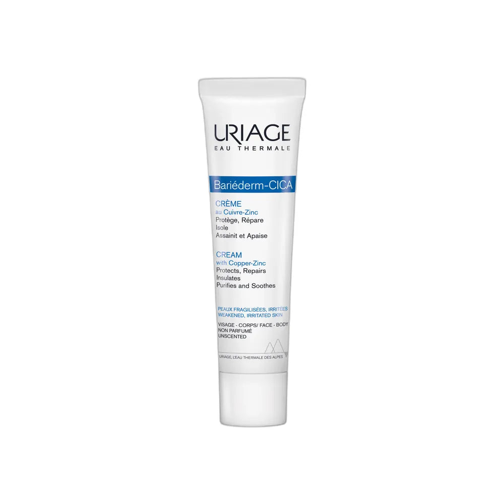 Uriage Bariederm Cica Cream With Cu & Zn 100 ml For Irritated Skin