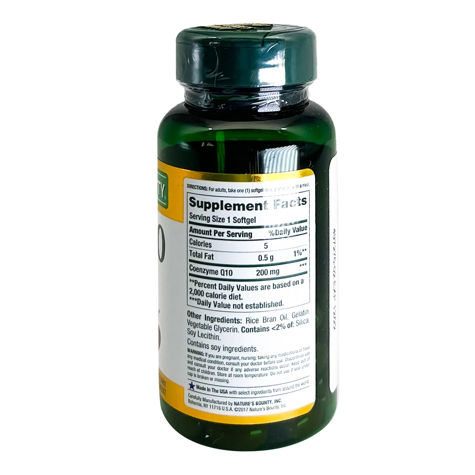 Natures Bounty Co Q-10 200 mg Softgels  45'S For a healthy heart
