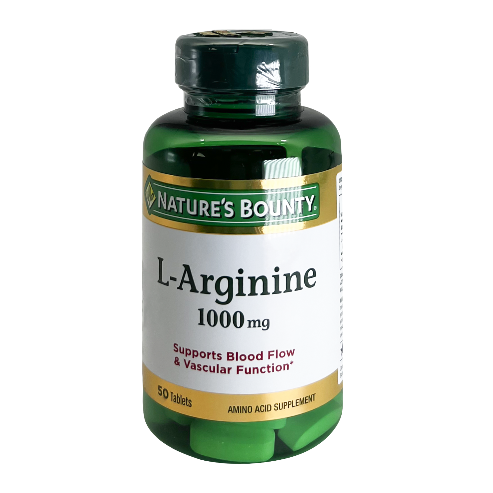 Natures Bounty L-Arginine 1000 mg Tabs 50'S 207760 For heart health