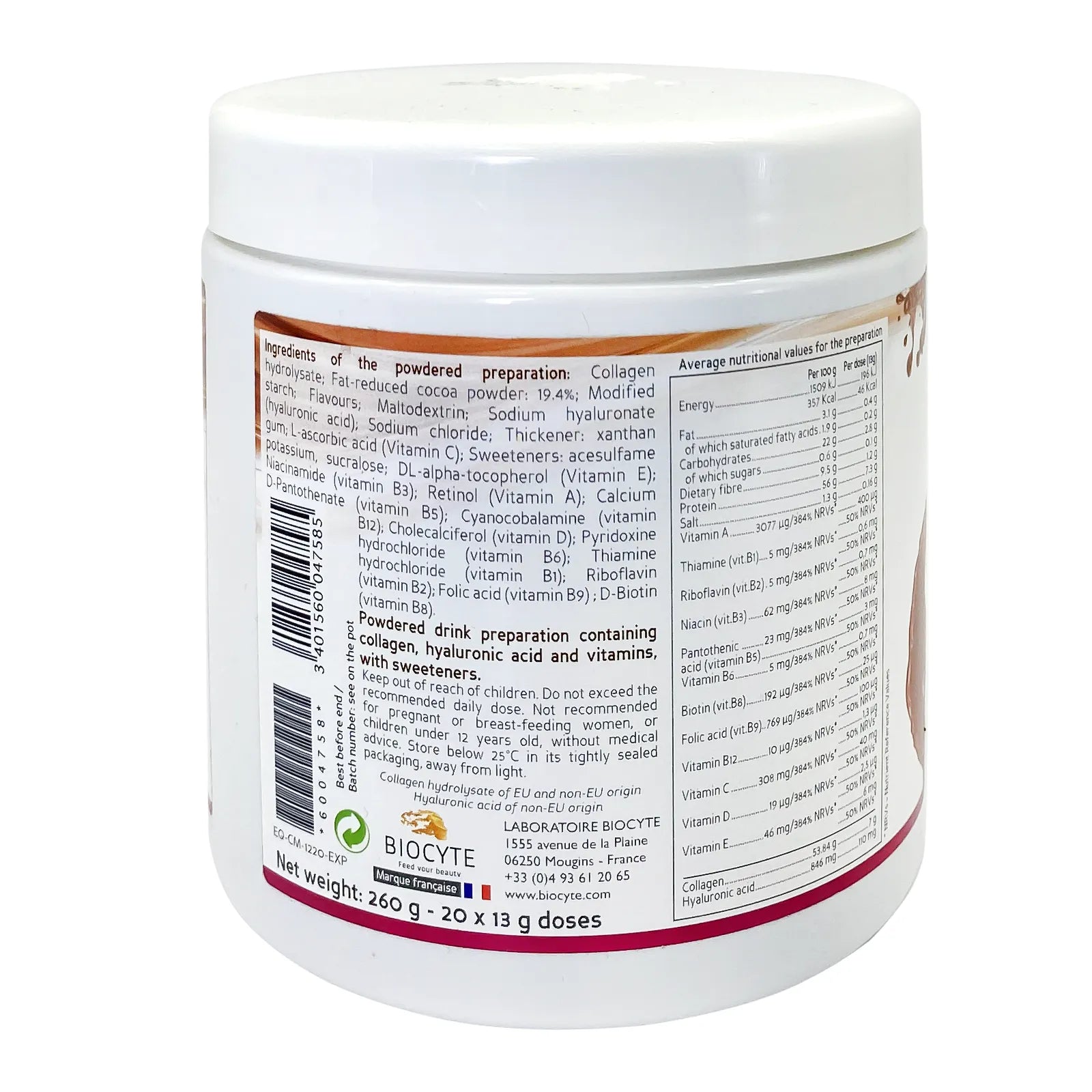 Biocyte Collagen Max Powder 260 g Anti-aging