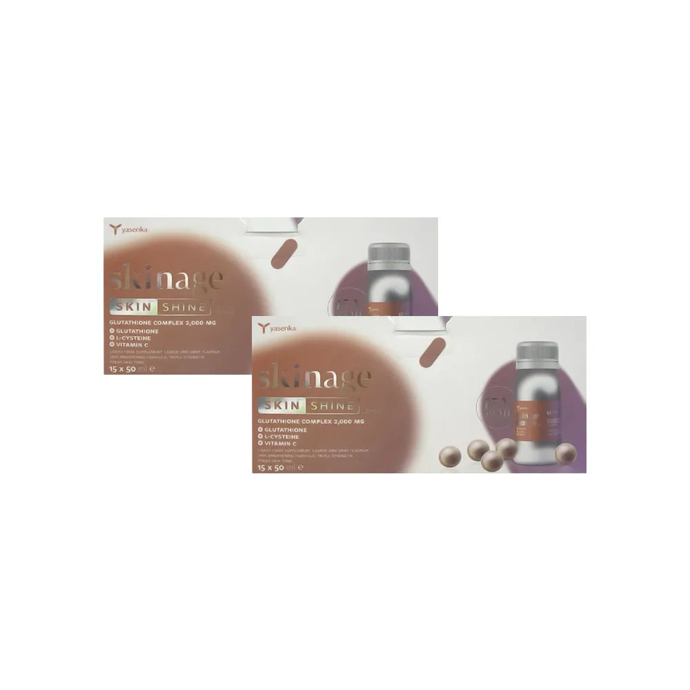Package Skinage Skin Shine Shot 2000 mg 15 X 50 ml