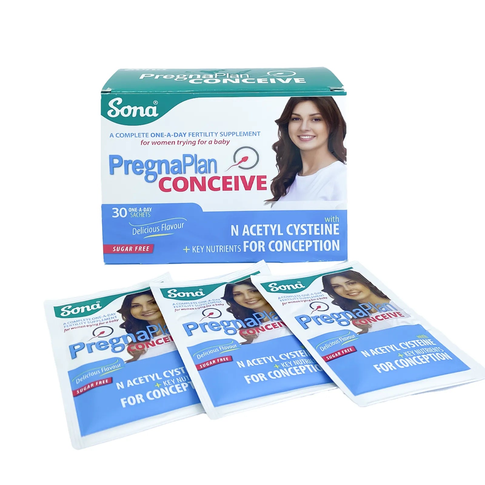 SONA Pregna Plan Conceive Sachets 30'S