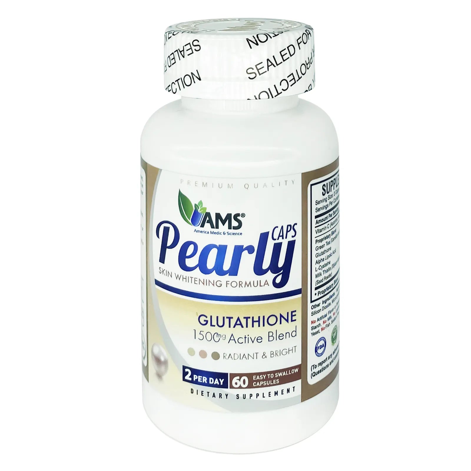 AMS Pearly Whitening Caps 60'S