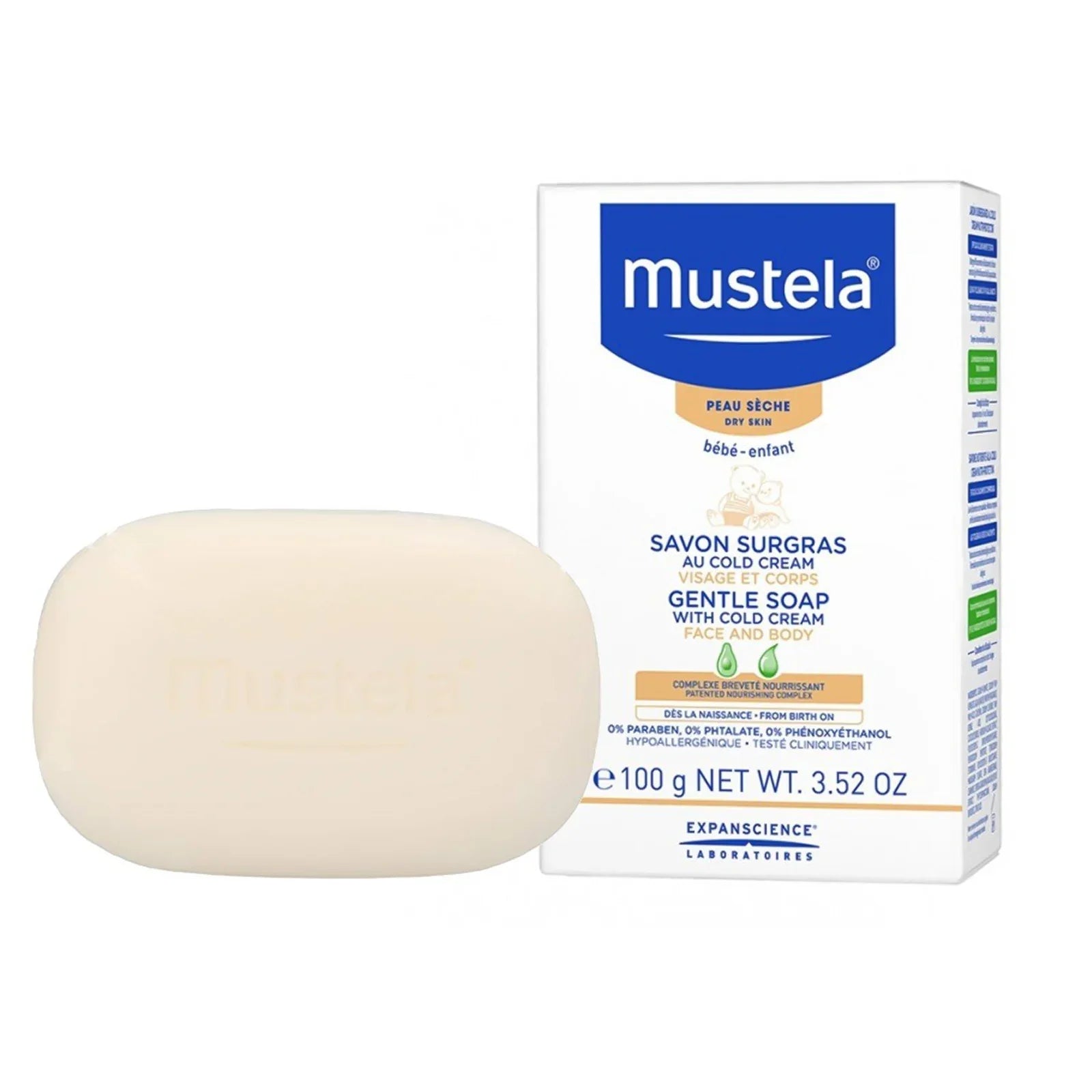 Mustela Soap With Cold Cream 100g 3028013 baby's skin care