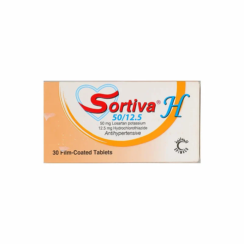 Sortiva H 50/12.5 mg Tabs 30'S For Hypertension