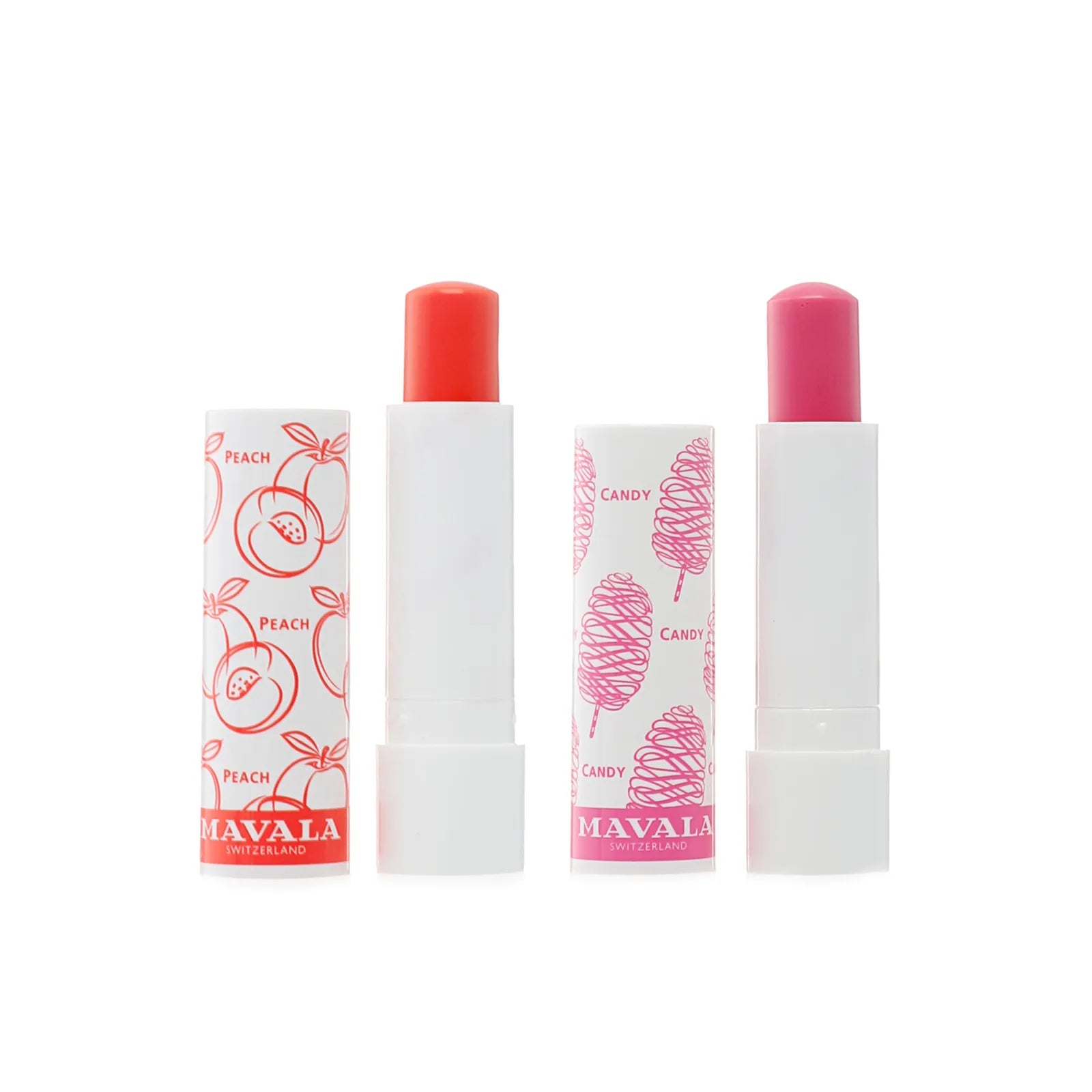 Mavala Tinted Lip Balms Peach & Candy Duo Kit Offer
