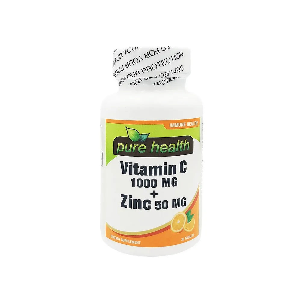Pure Health Vitamin C1000mg + ZINC 50mg Tablet 30'S
