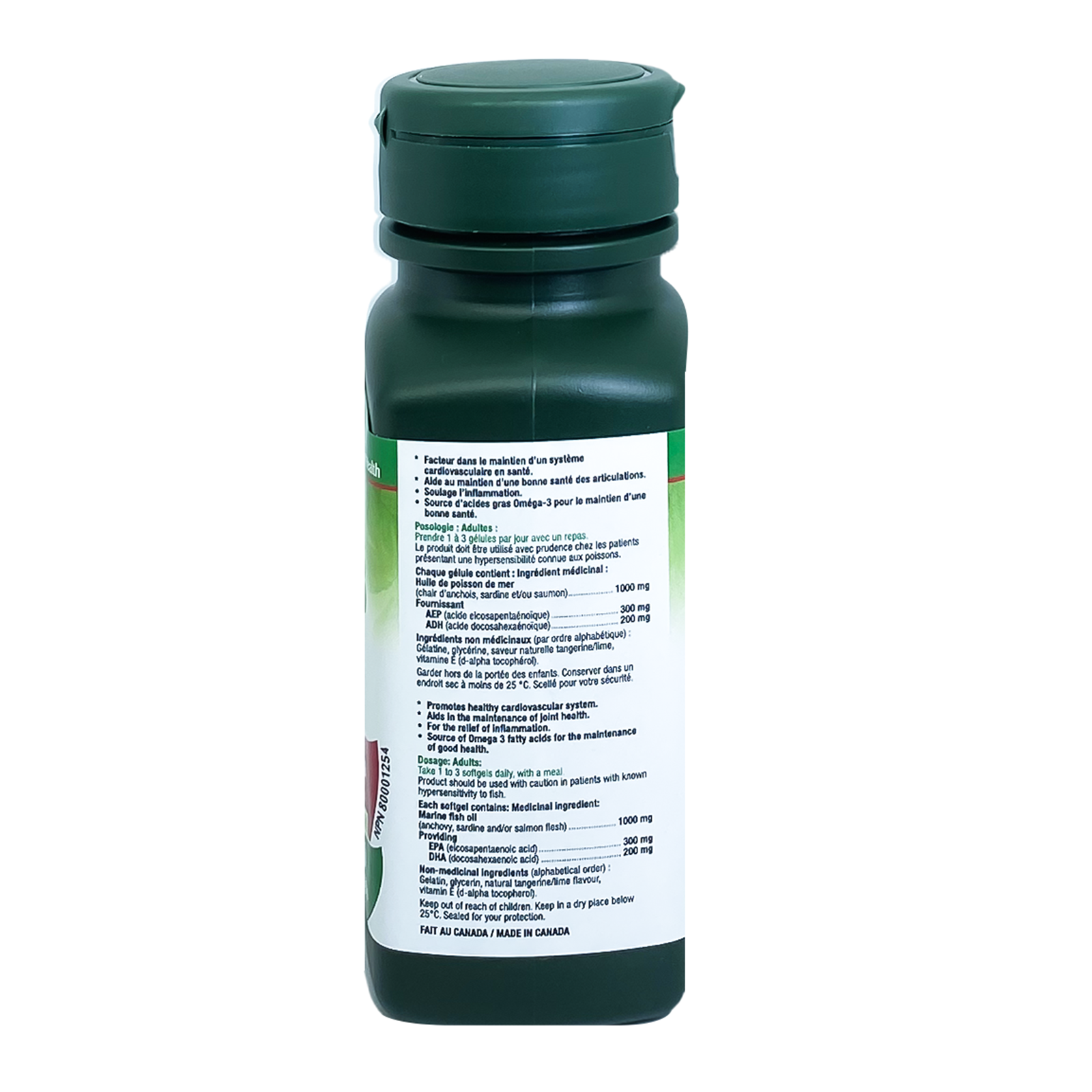 Adrien Gagnon Omega 3 Softgels 40'S