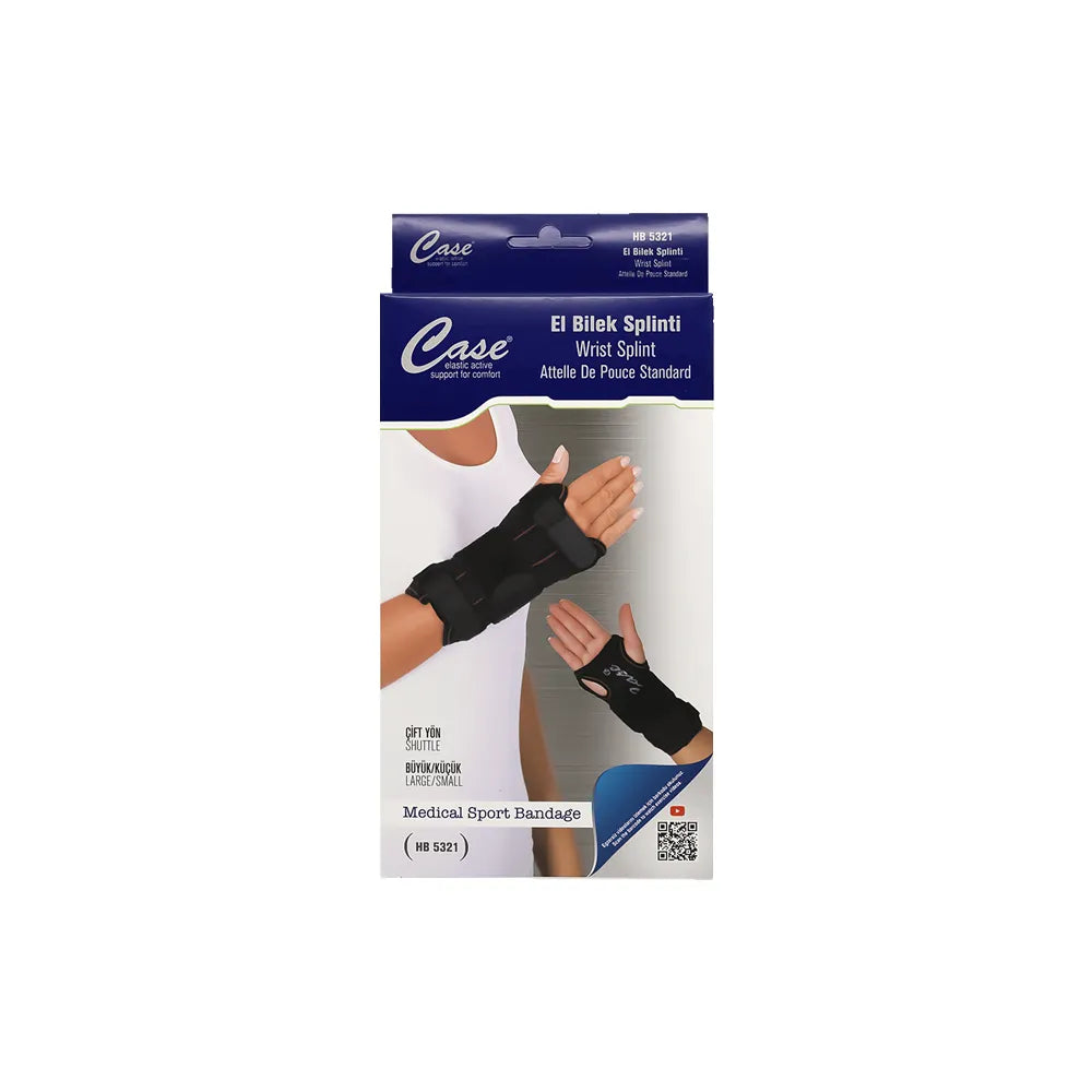 Case Wrist Splint Black  S-M