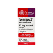 Ferinject 50mg 10ml Vial